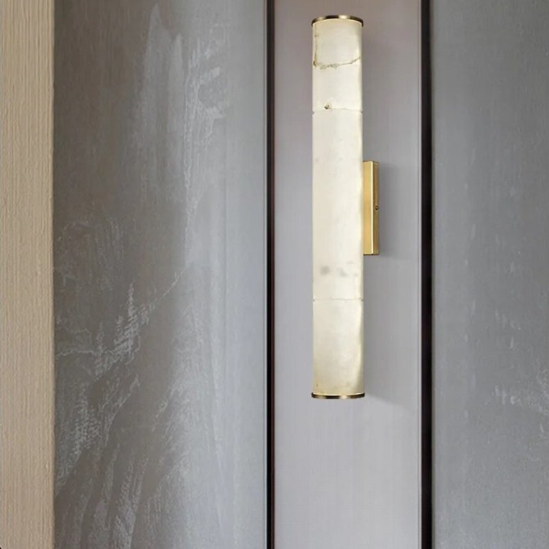 Sylvia Alabaster Wall Sconce by Bling Lighting Studio