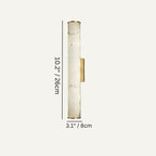 Sylvia Alabaster Wall Sconce by Bling Lighting Studio