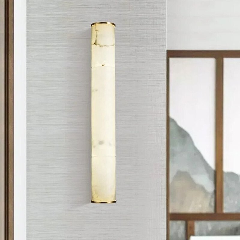 Sylvia Alabaster Wall Sconce by Bling Lighting Studio