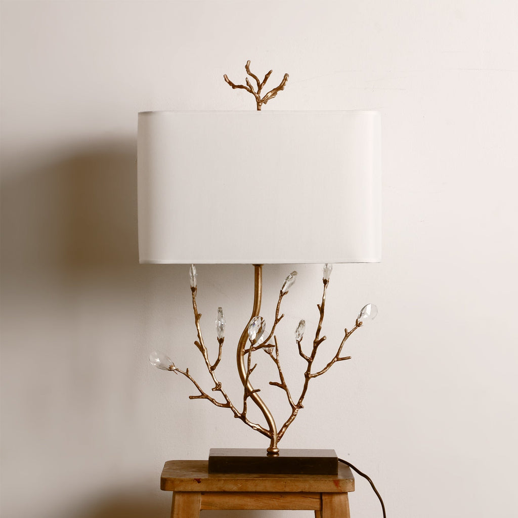 Sylvia Brass Branch Table Lamp by Bling Lighting Studio