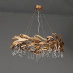 Teardrop Crystal Blade Branch Chandelier product image