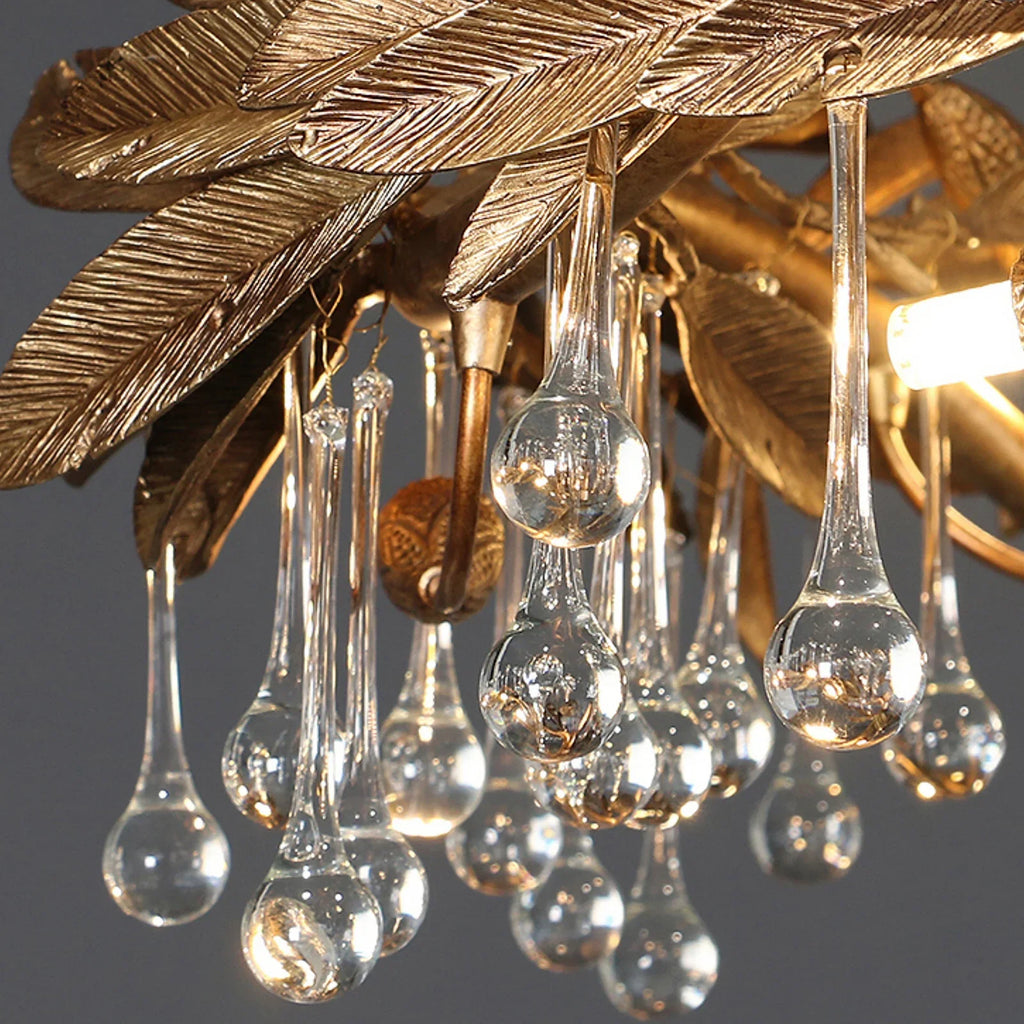 Teardrop Crystal Blade Branch Chandelier product image
