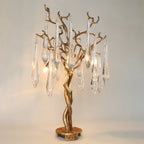 Teardrop Branch Table Lamp by Bling Lighting Studio