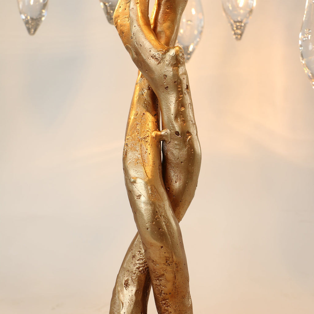 Teardrop Branch Table Lamp by Bling Lighting Studio