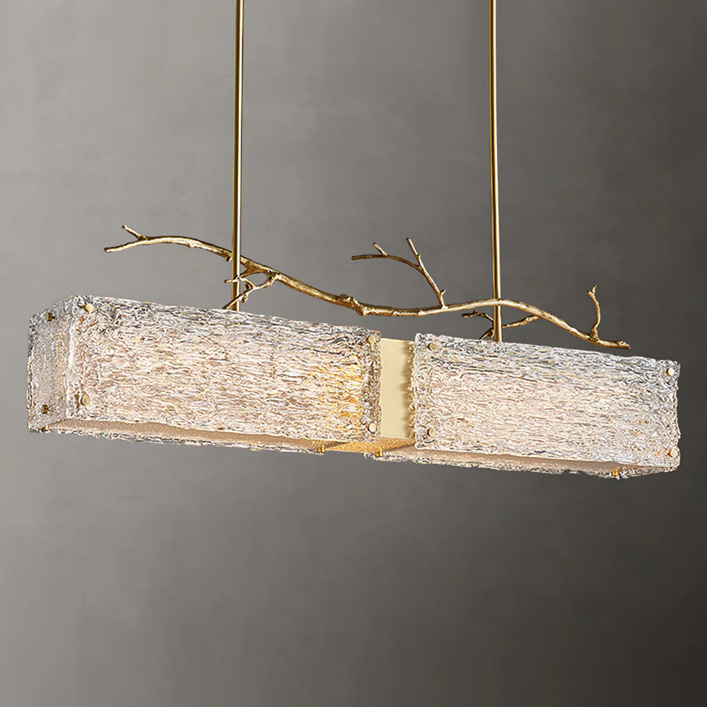 Thalassa Glass Branch Chandelier by Bling Lighting Studio