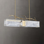 Thalassa Glass Branch Chandelier by Bling Lighting Studio