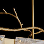 Thalassa Glass Branch Chandelier by Bling Lighting Studio