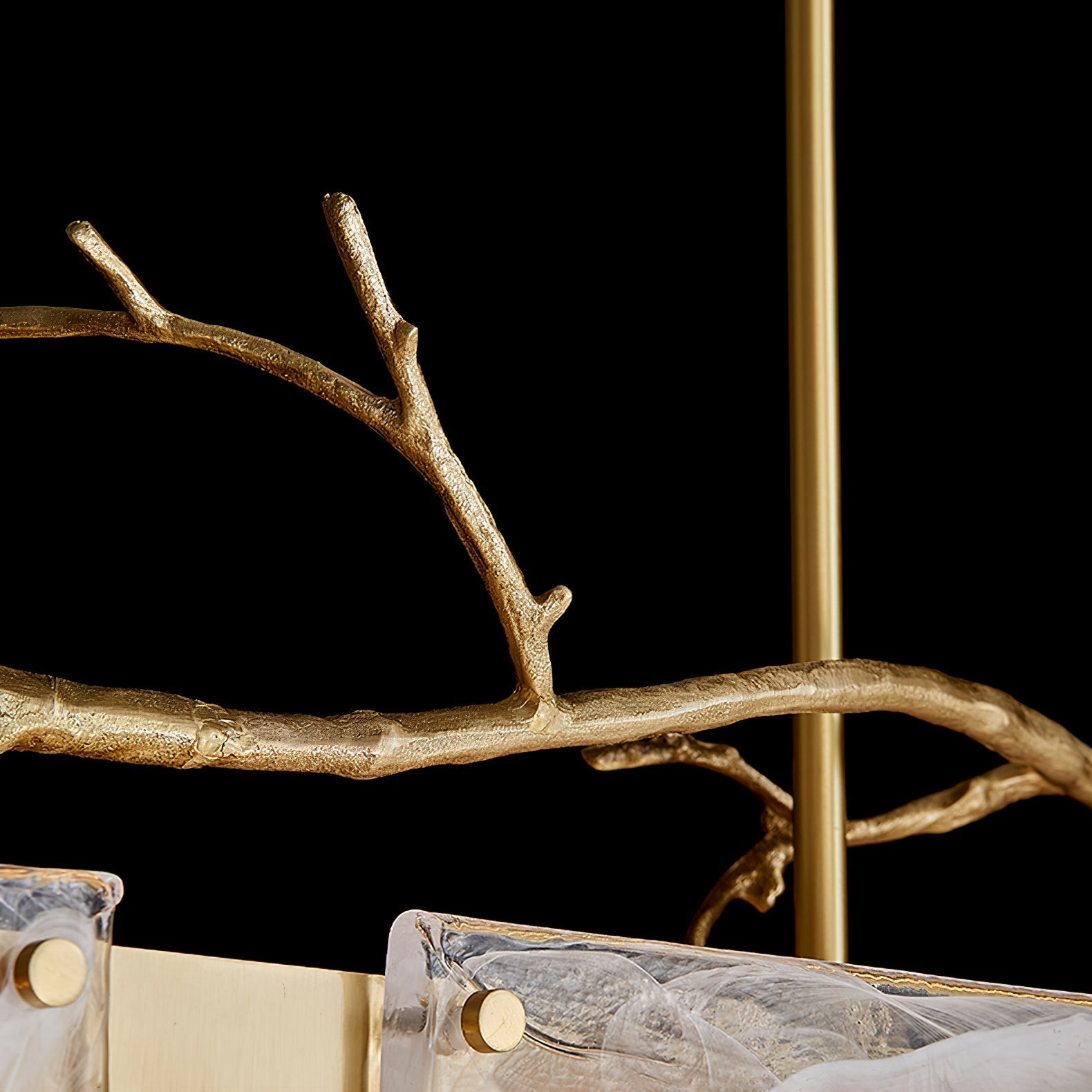 Thalassa Glass Branch Chandelier by Bling Lighting Studio