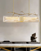 Thalassa Glass Branch Chandelier by Bling Lighting Studio