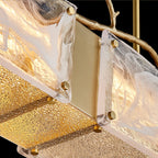 Thalassa Glass Branch Chandelier by Bling Lighting Studio