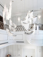 Tiered Palmette Chandelier