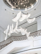 Tiered Palmette Chandelier