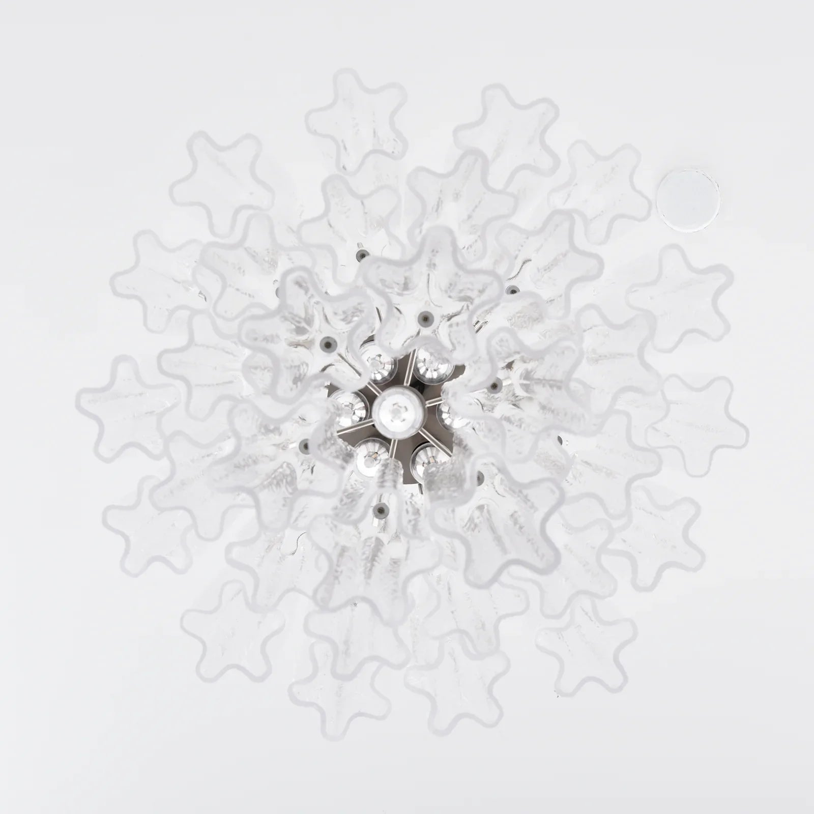 Transparent Murano Glass Tube Chandelier product image