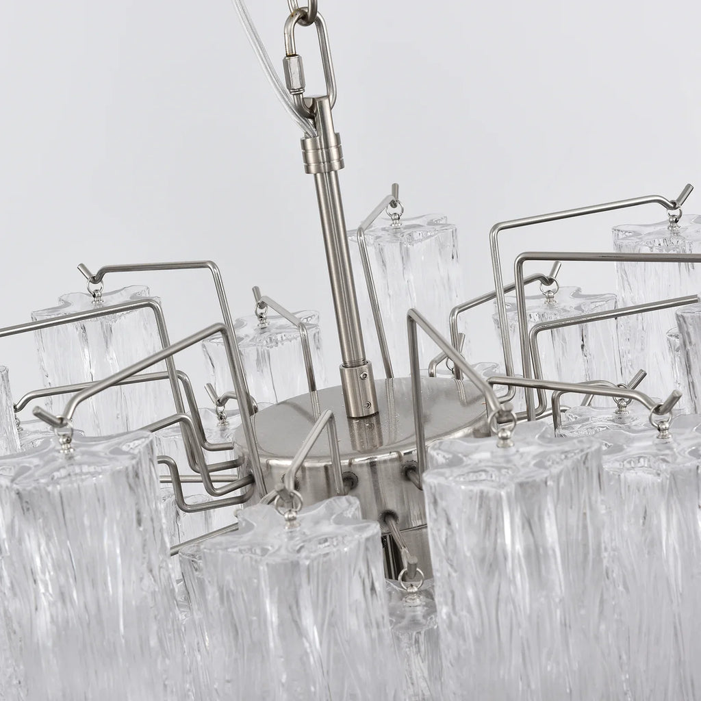 Transparent Murano Glass Tube Chandelier product image