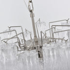 Transparent Murano Glass Tube Chandelier product image