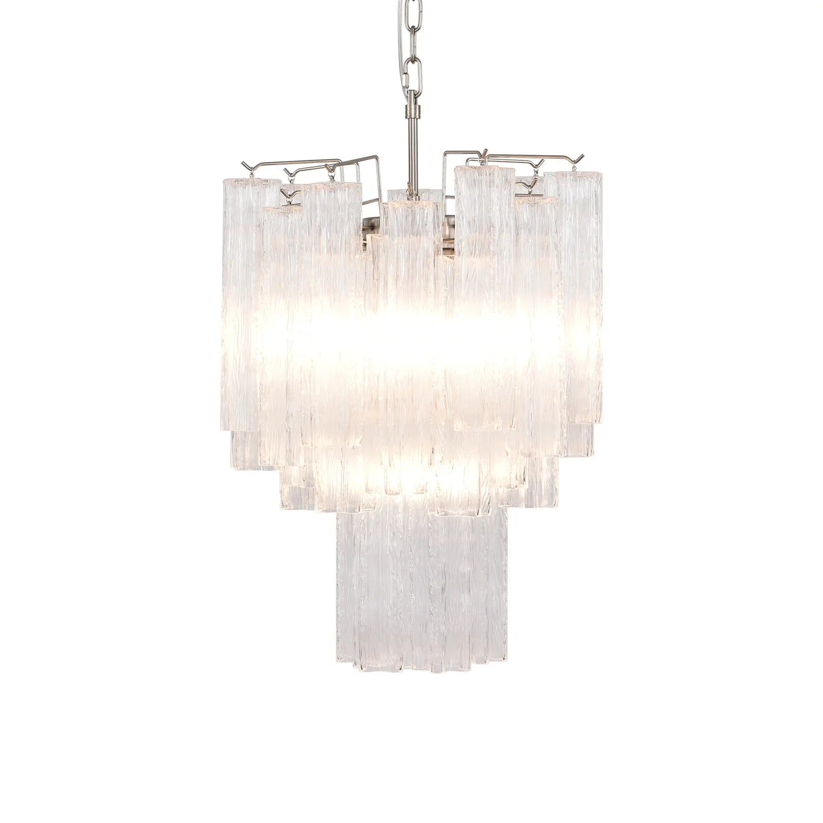 Transparent Murano Glass Tube Chandelier product image