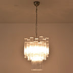 Transparent Murano Glass Tube Chandelier product image