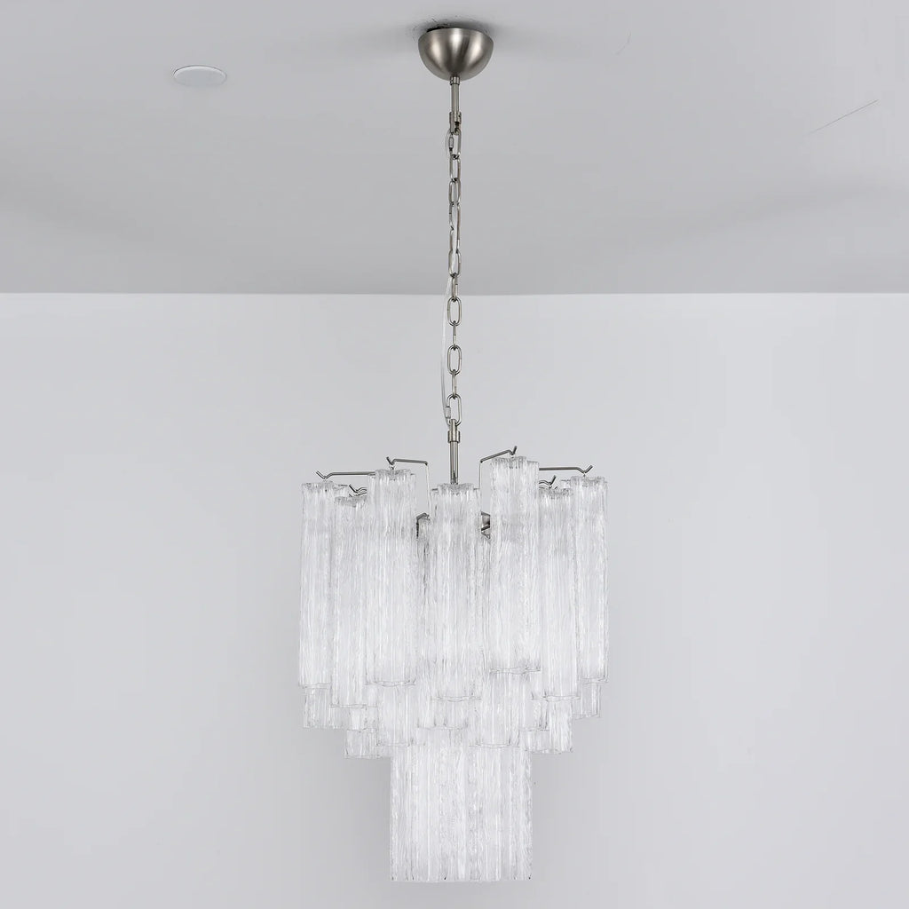 Transparent Murano Glass Tube Chandelier product image