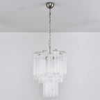 Transparent Murano Glass Tube Chandelier product image