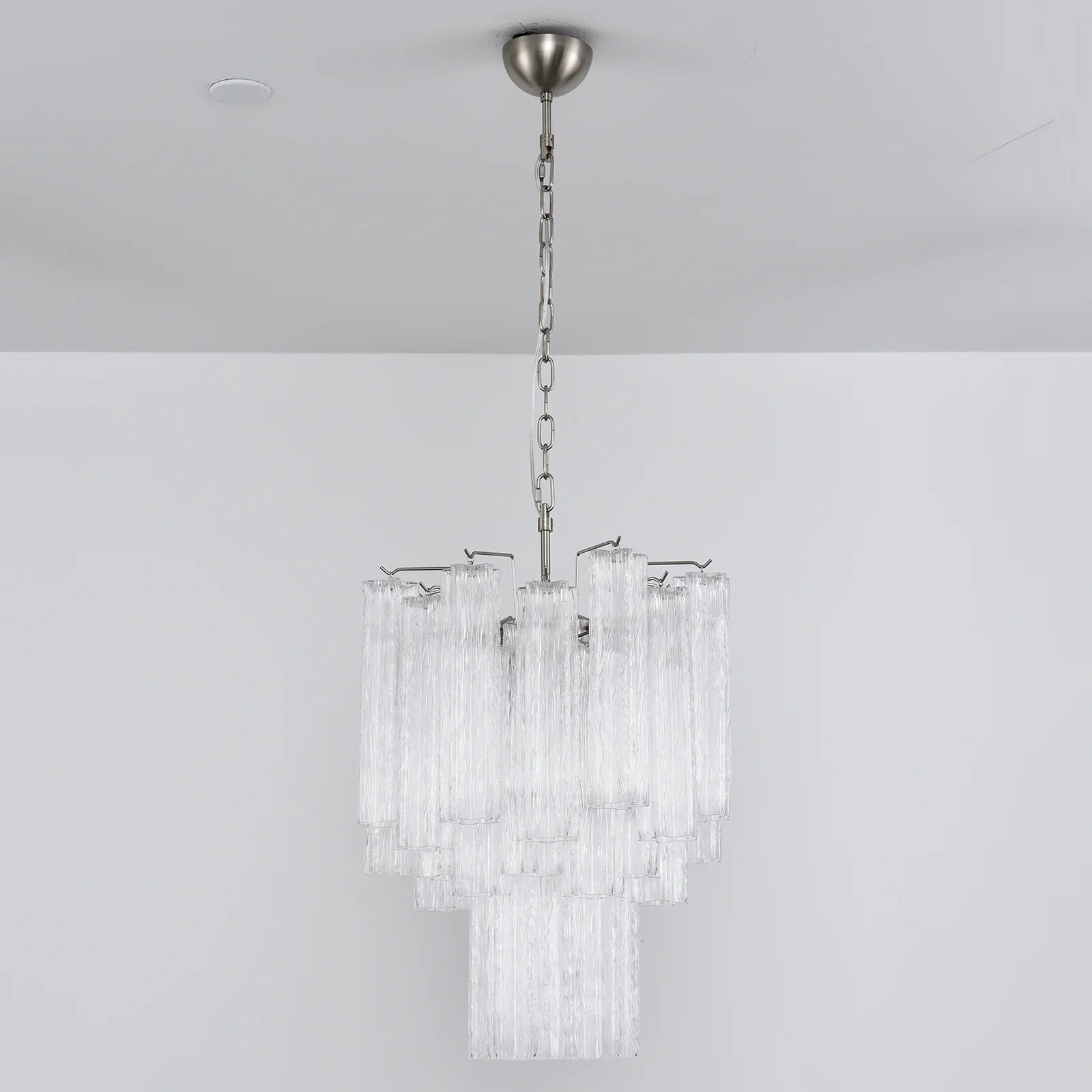 Transparent Murano Glass Tube Chandelier product image