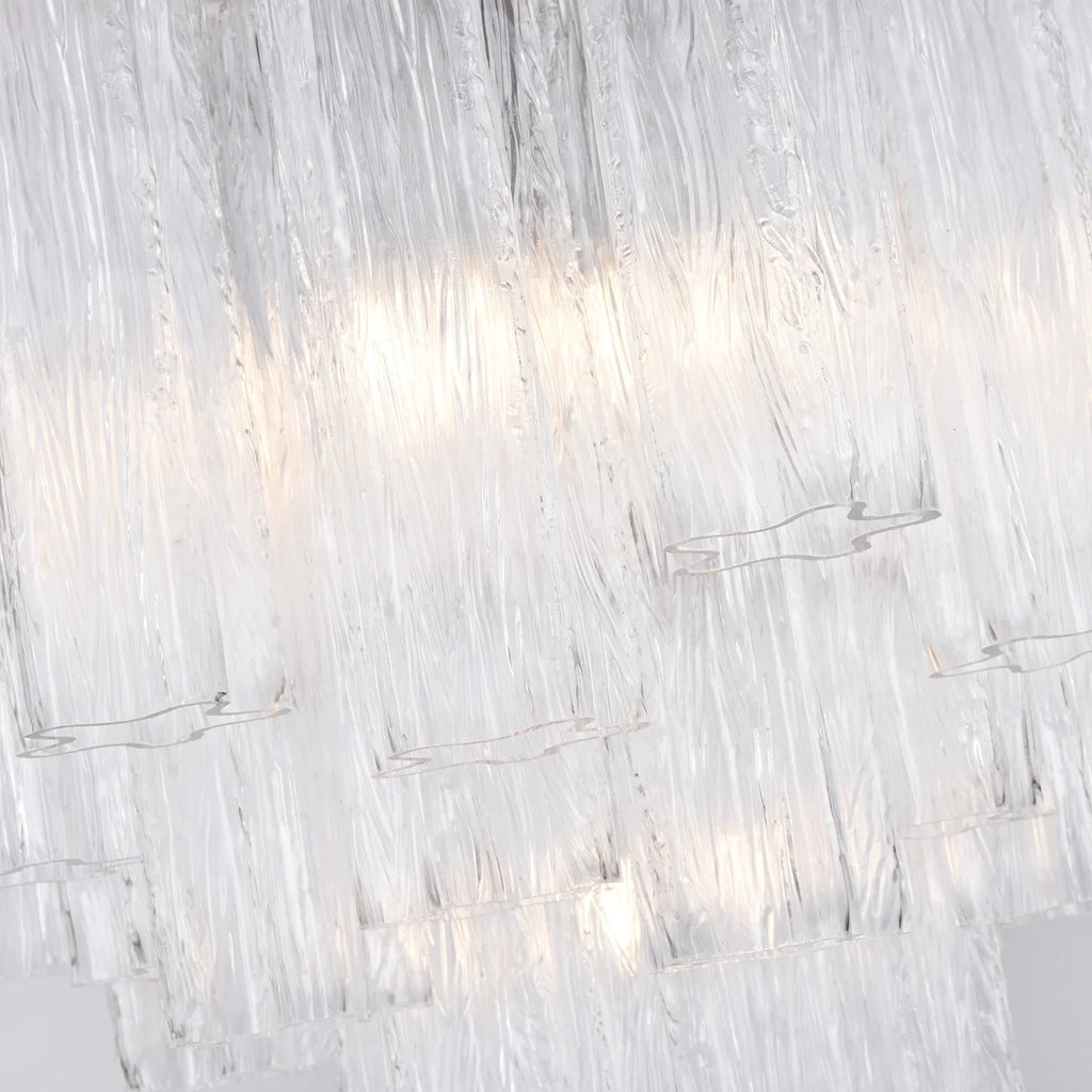 Transparent Murano Glass Tube Chandelier product image