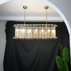 Transparent Murano Leaf Shaped Chandelier material and finish detail