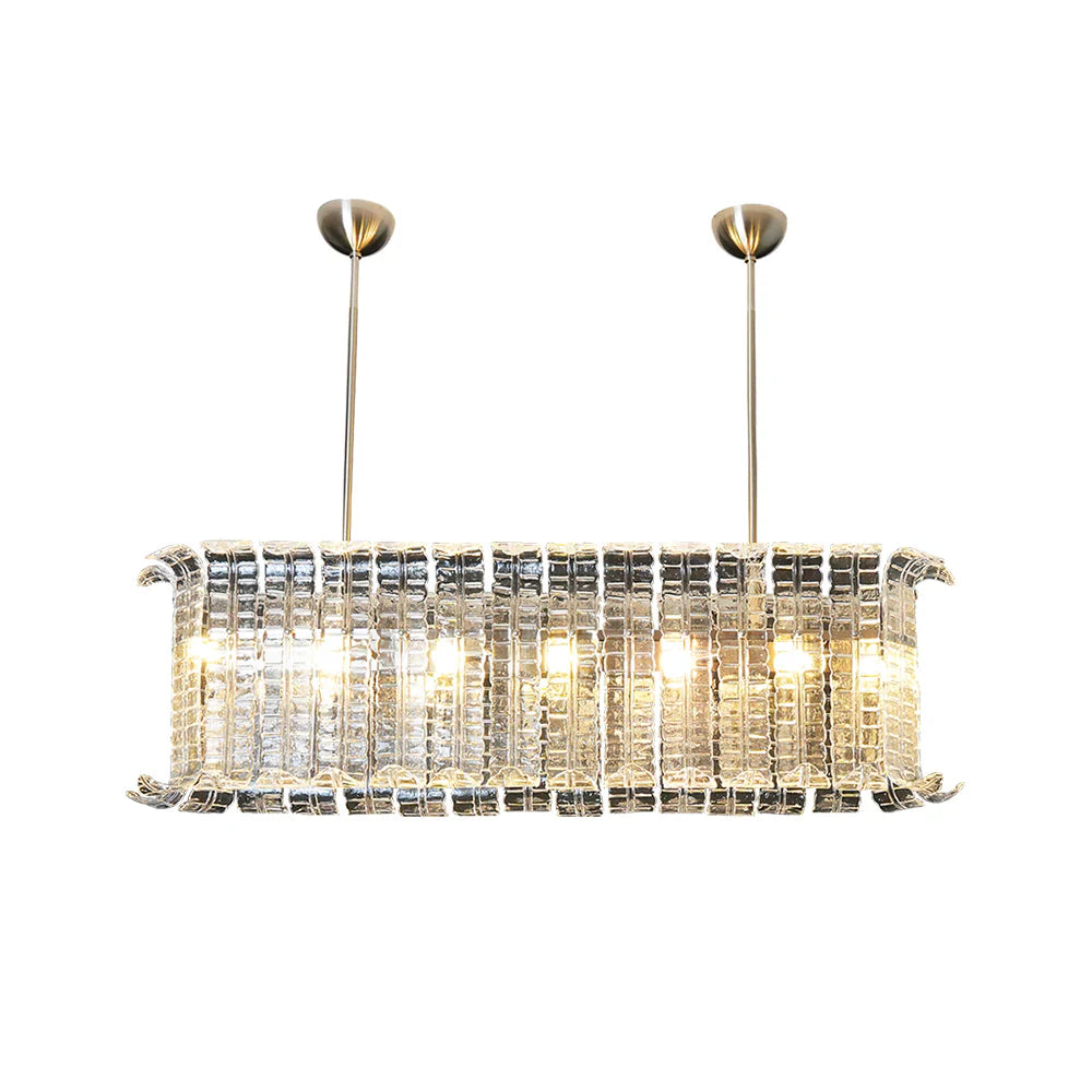 Transparent Murano Leaf Shaped Chandelier product image