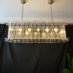 Transparent Murano Leaf Shaped Chandelier product image
