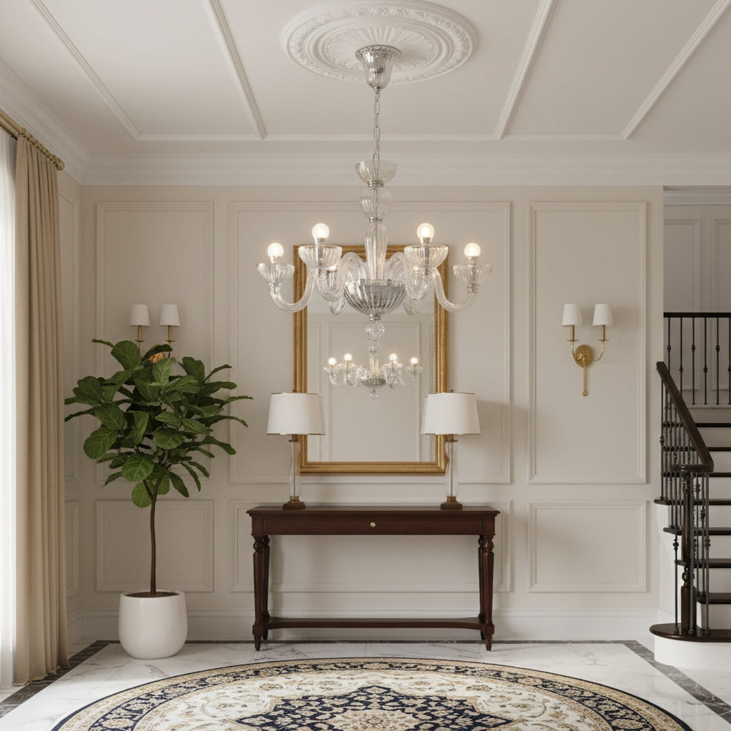 Transparent Ares Murano Glass Chandelier product image