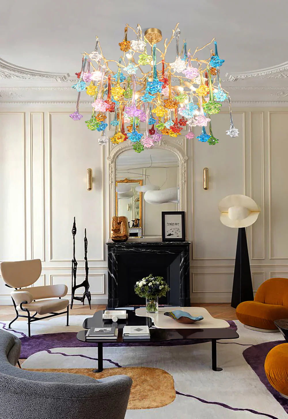 Tree Branch Glass Colorful Chandelier product image