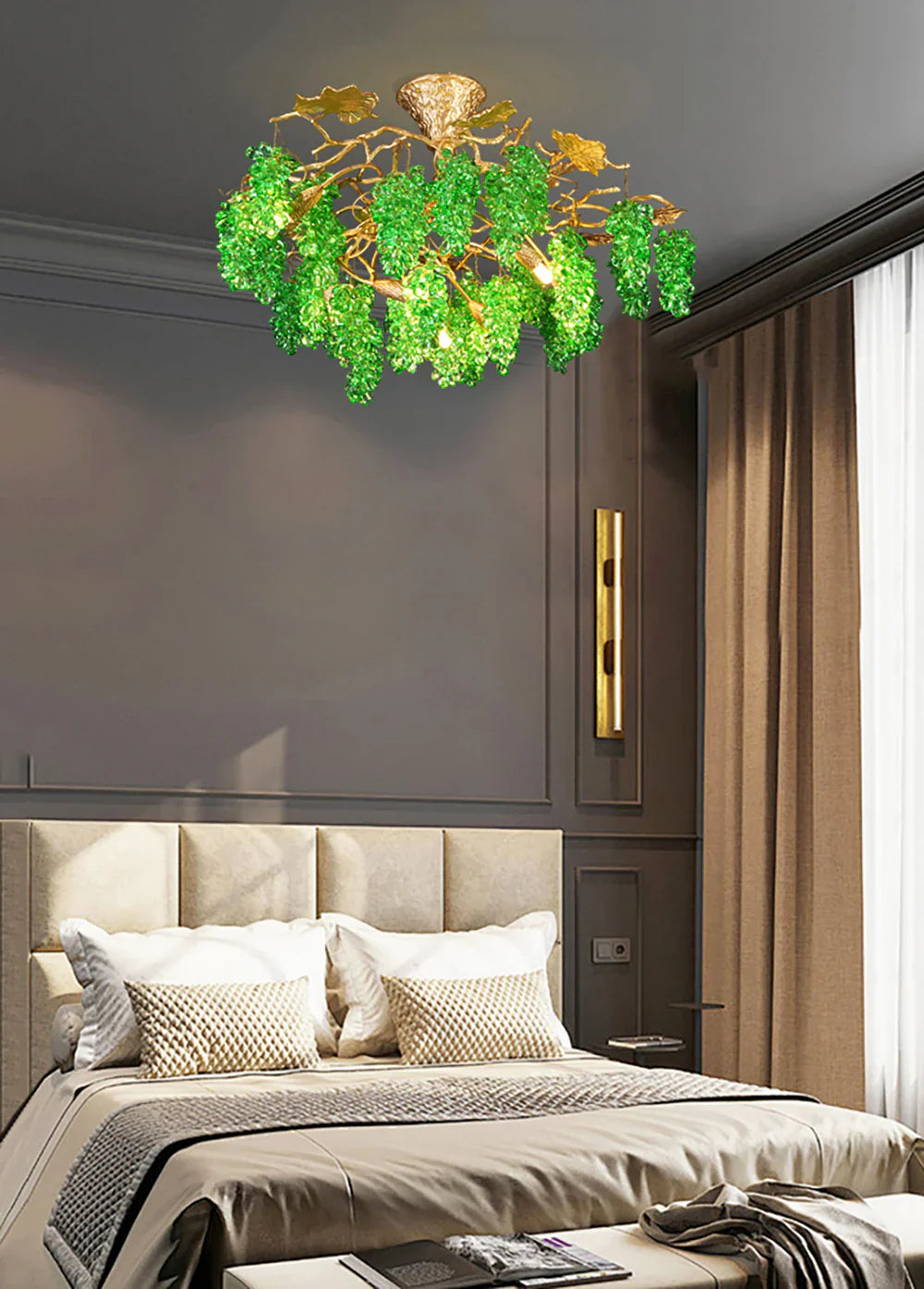 Tree Branch Glass Grape Chandelier product image