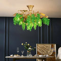 Tree Branch Glass Grape Chandelier by Bling Lighting Studio