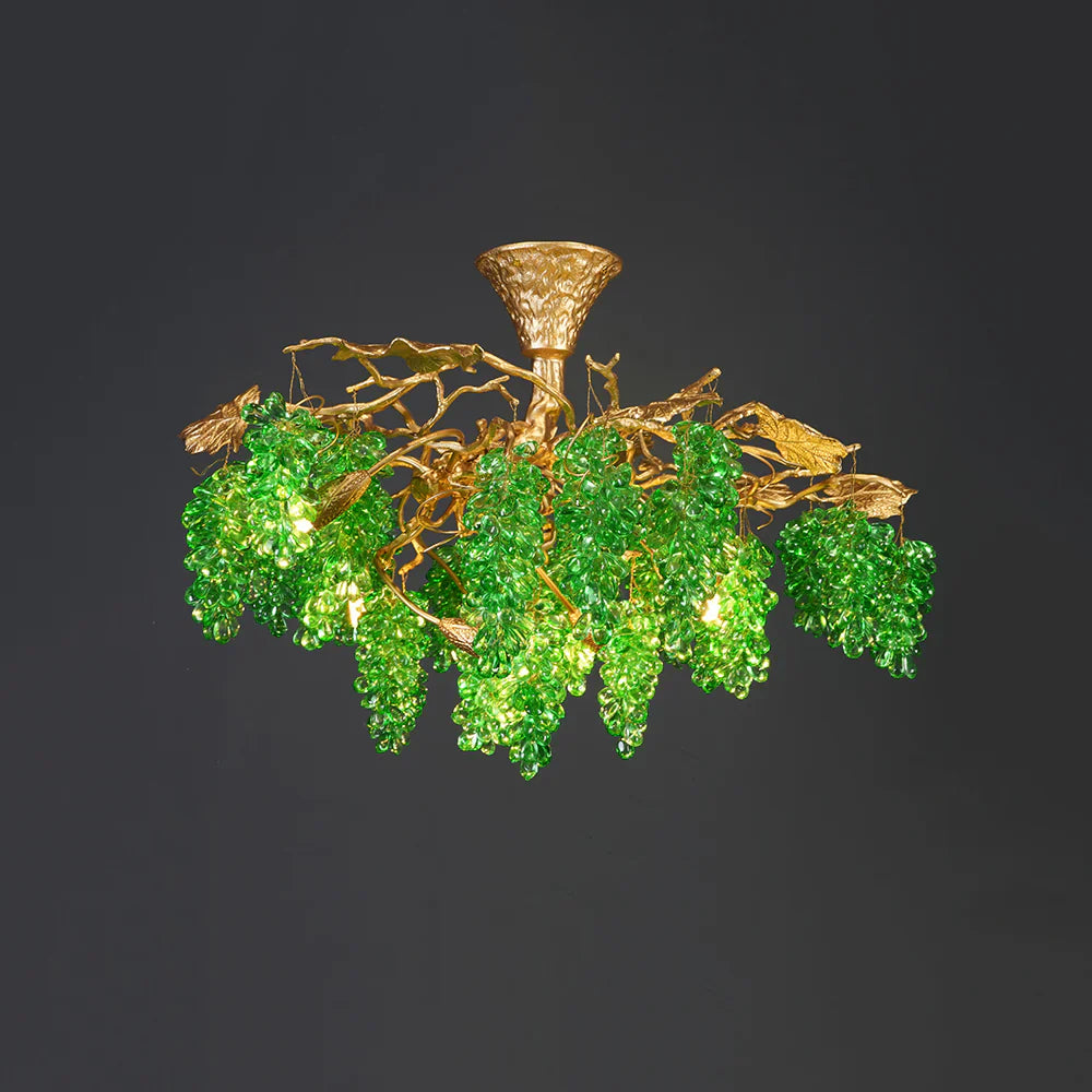 Tree Branch Glass Grape Chandelier product image