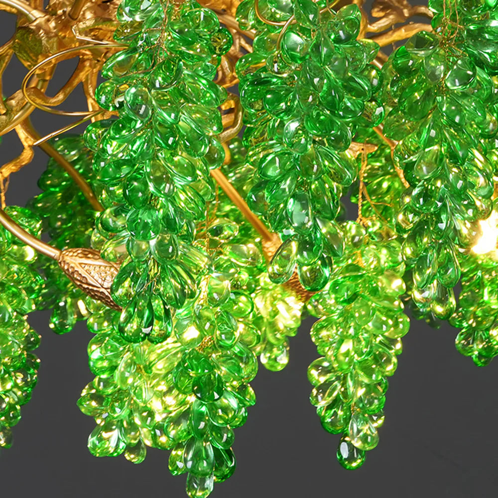 Tree Branch Glass Grape Chandelier product image