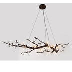 Selenite Crystal Blossom Branching Tree Chandelier by Bling Lighting Studio
