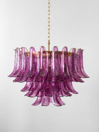 Amethyst Bloom Chandelier Glass lighting by Bling Lighting Studio