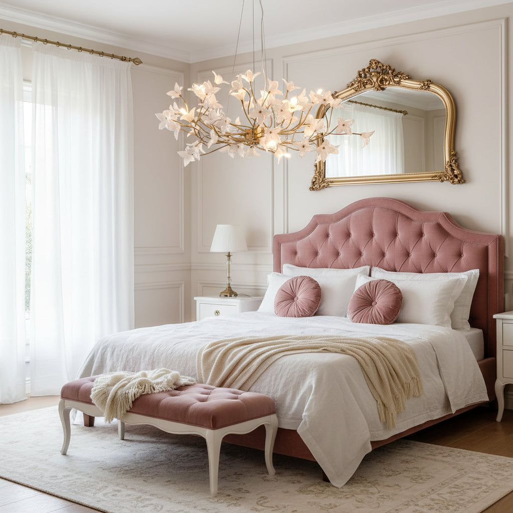 Veitchii Flower Branch Chandelier by Bling Lighting Studio