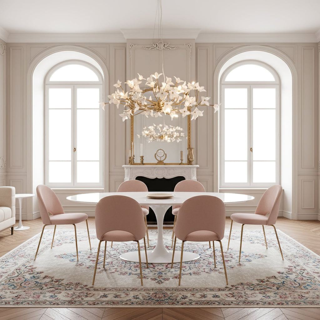 Veitchii Flower Branch Chandelier by Bling Lighting Studio