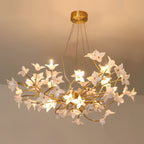 Veitchii Flower Branch Chandelier by Bling Lighting Studio