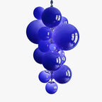 Velymo Grapetta Chandelier Glass lighting by Bling Lighting Studio