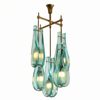 Verdelle Murano Glass Cascade Chandelier