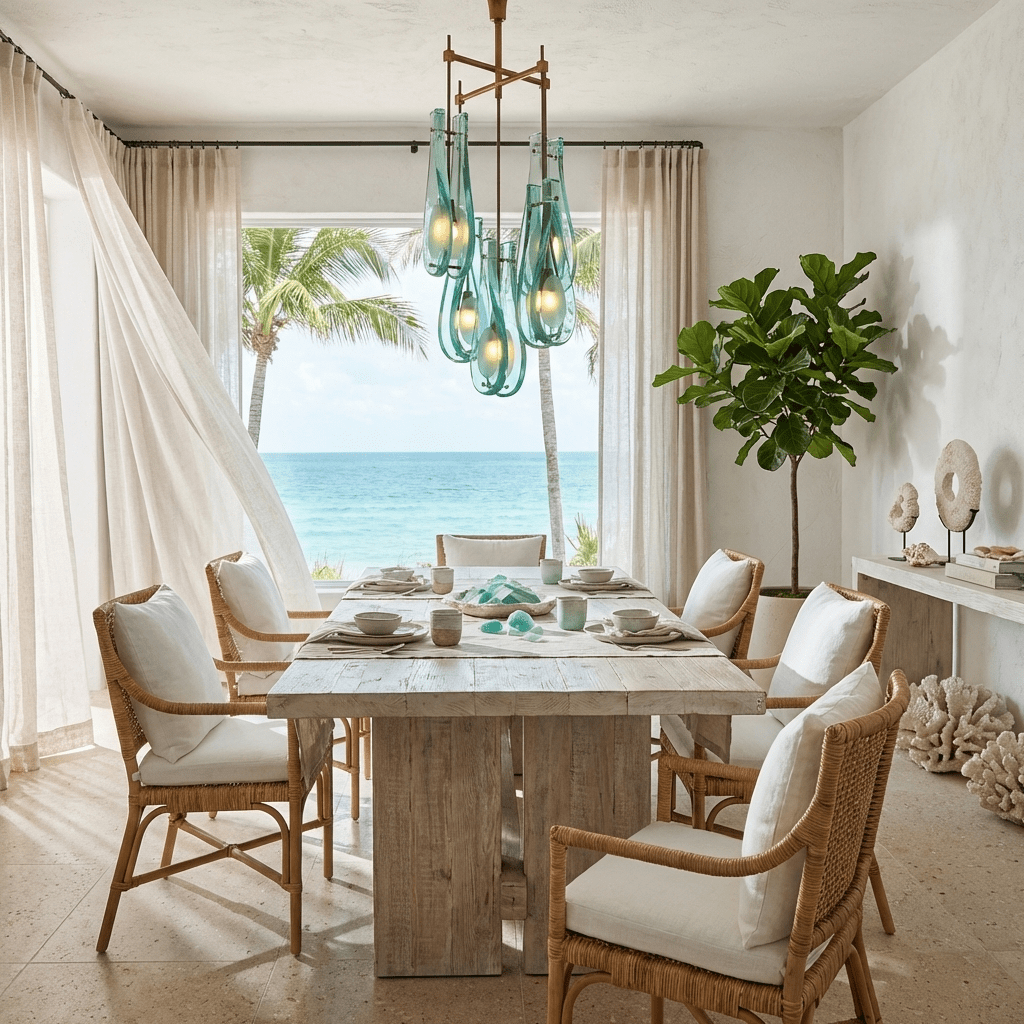 Verdelle Murano Glass Cascade Chandelier