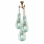 Verdelle Murano Glass Cascade Chandelier