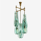 Verdelle Murano Glass Cascade Chandelier