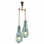 Verdelle Murano Glass Cascade Chandelier