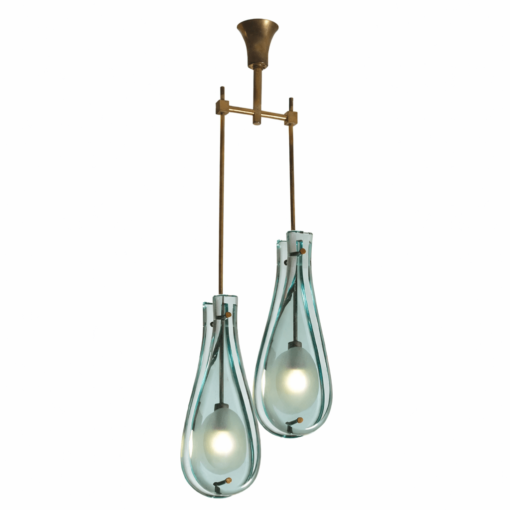 Verdelle Murano Glass Cascade Chandelier