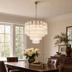 Vetrina Glass Chandelier Glass lighting by Bling Lighting Studio