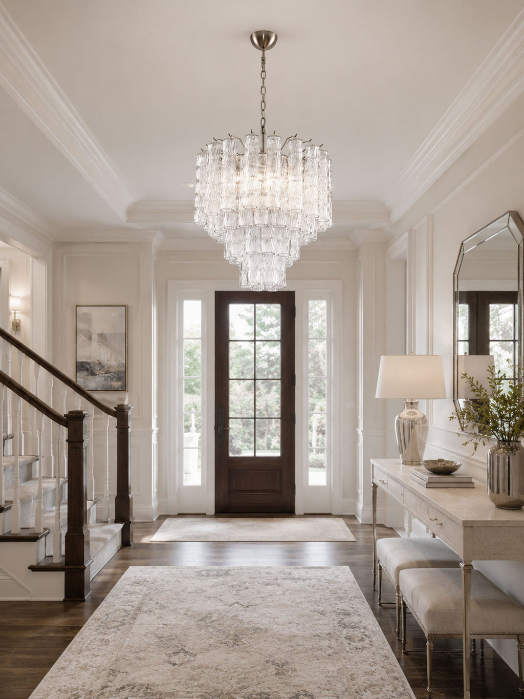 Vetrina Glass Chandelier Glass lighting by Bling Lighting Studio