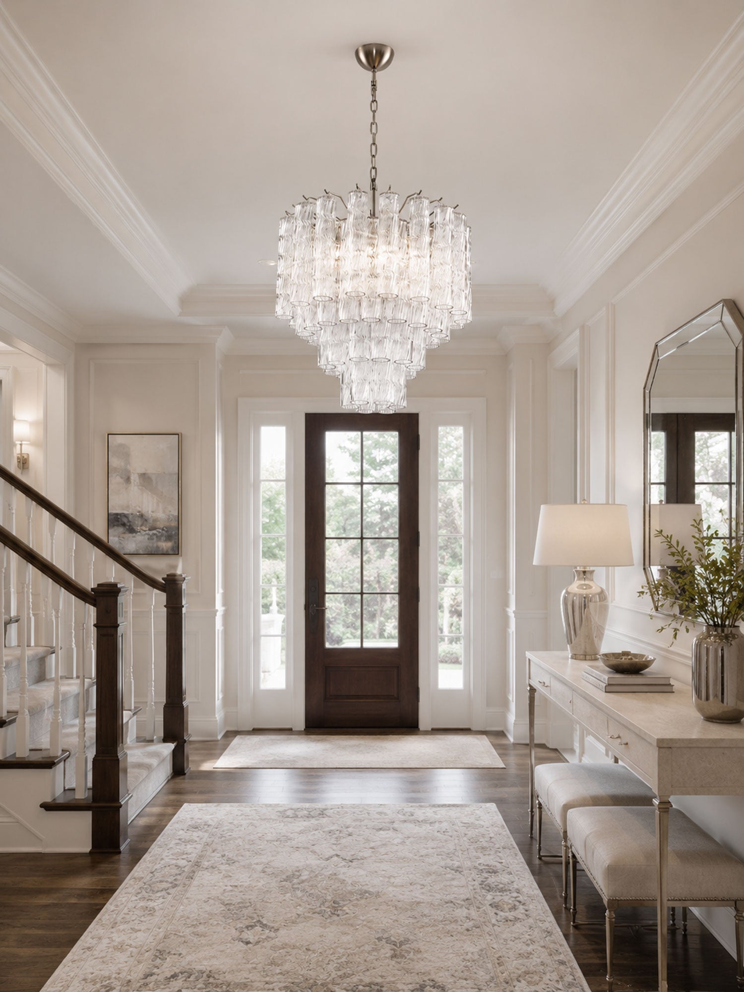 Vetrina Glass Chandelier Glass lighting by Bling Lighting Studio