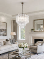 Vetrina Glass Chandelier Glass lighting by Bling Lighting Studio